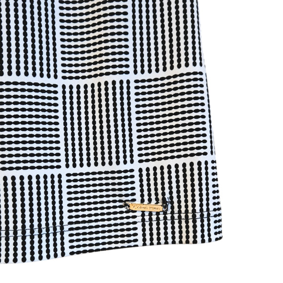 Calvin Klein Women's Geometric Sleeveless Blouse Black White Size Large - Picture 3 of 7